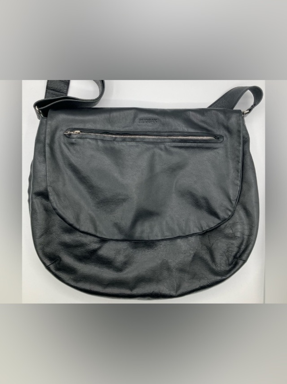 RUDSAK Black Leather Interior Bag BIG TOTE